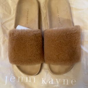 Jenni Kayne Shearling Slide- new in dust bag